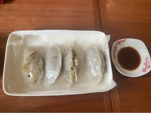 Spinach dumplings  at Lovegan in Binh Thuan