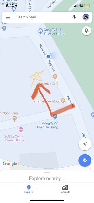 Weird location, it's actually in the alley behind where it says on Google maps. at Lovegan in Binh Thuan