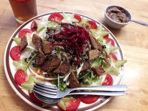 Quinoa Black Bean Salad at Lovegan in Binh Thuan