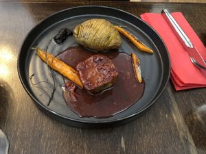 Seitan Steak  at Like An Elephant in Lyon