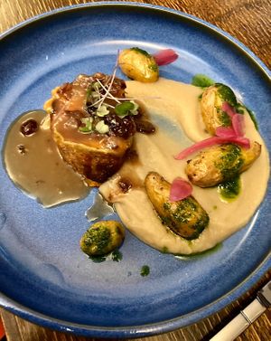 Seitan roulade  at Like An Elephant in Lyon