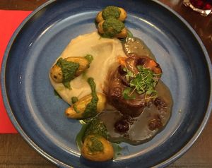 Main dish with Seitan  at Like An Elephant in Lyon