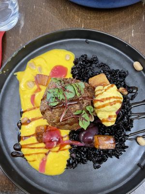 Boulette de soja  #Veganuary at Like An Elephant in Lyon