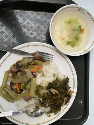   at Vegetarian Food Stall - Ploenjit in Bangkok