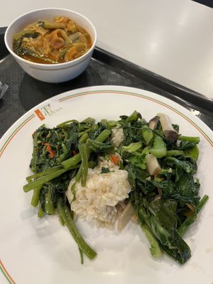   at Vegetarian Food Stall - Ploenjit in Bangkok