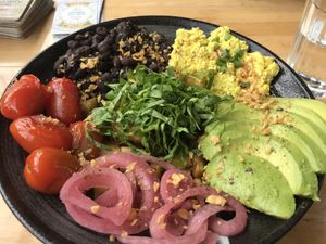 Breakfast bowl  at Brew and Breakfast in Da Lat