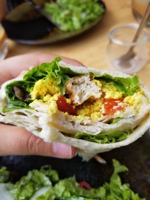Breakfast burrito at Brew and Breakfast in Da Lat