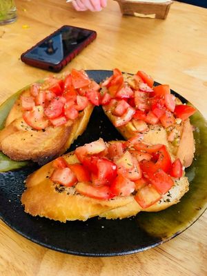 Bruschetta at Brew and Breakfast in Da Lat