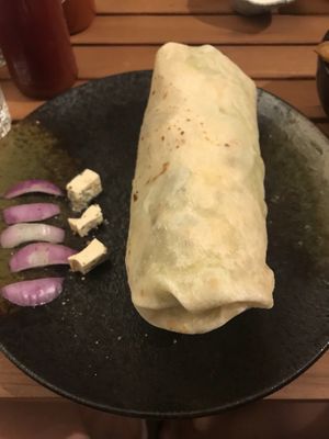 Southern fried mushroom burrito  at Brew and Breakfast in Da Lat