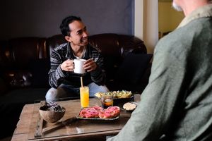 Toby king of kindness at Brew and Breakfast in Da Lat