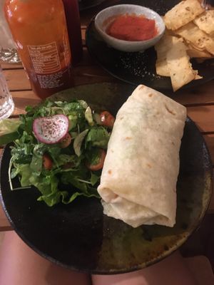 Breakfast burrito at Brew and Breakfast in Da Lat