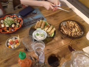 salad at Brew and Breakfast in Da Lat