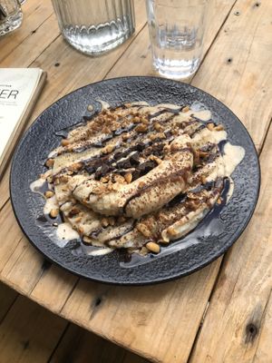 Chocolate Pancakes  at Brew and Breakfast in Da Lat