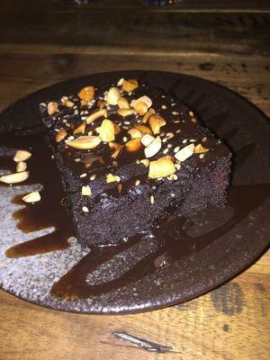Vegan brownie- so good! at Brew and Breakfast in Da Lat