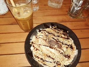 Chocolate pancakes   at Brew and Breakfast in Da Lat