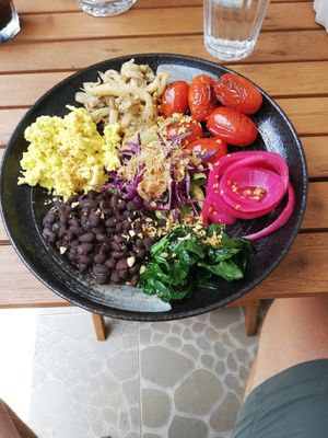 Breakfast bowl at Brew and Breakfast in Da Lat