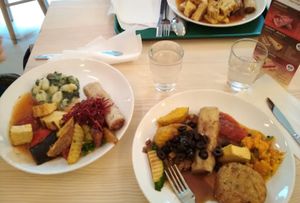 bufet  at Vegan Life in Prague