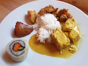 later in the afternoon the choice is not so large at Vegan Life in Prague