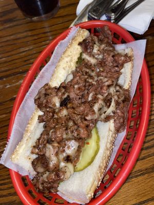 Cheesesteak at Bourbon & Branch in Philadelphia