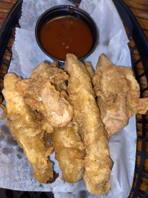 Chicken fingers at Bourbon & Branch in Philadelphia