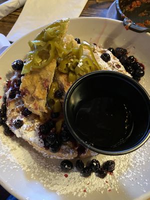 Chick’n and waffles   at Bourbon & Branch in Philadelphia