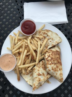 Quesadilla with Aioli   at Bourbon & Branch in Philadelphia