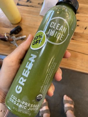 Green at Clean Juice in Greensboro