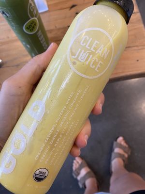 Gold at Clean Juice in Greensboro