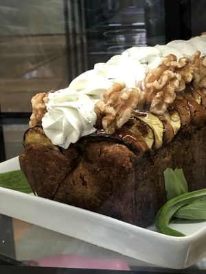 Savoury courgette cake  at Jo and Nana Cakes in Paris