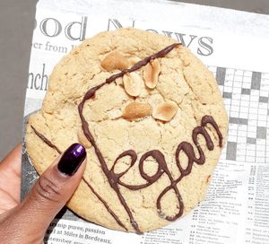 Cookie cacahuètes at Jo and Nana Cakes in Paris