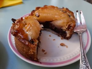 Pear and chocolate tart. Superb! at Jo and Nana Cakes in Paris