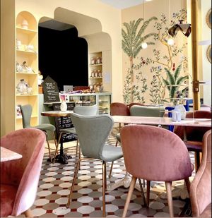 Decor  at Jo and Nana Cakes in Paris