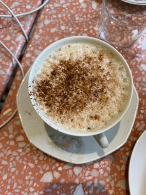 chai latte at Jo and Nana Cakes in Paris