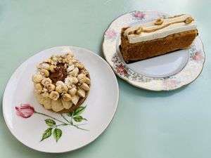 Paris-Brest and Gianduja Mille-feuille   at Jo and Nana Cakes in Paris