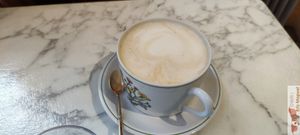 Latte at Jo and Nana Cakes in Paris