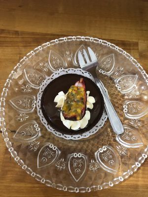 Passion fruit & chocolate torte  at Jo and Nana Cakes in Paris