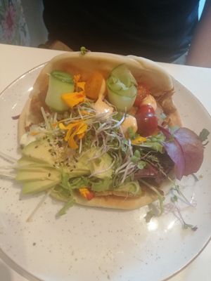 Vegan kebab at Kek in Delft