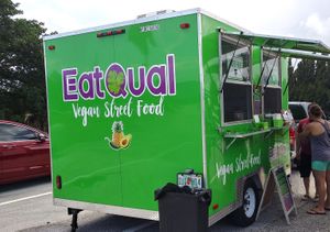 truck side at EatQual in Cocoa