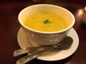 yellow lentils  at The Everest Kitchen in Lake Forest Park
