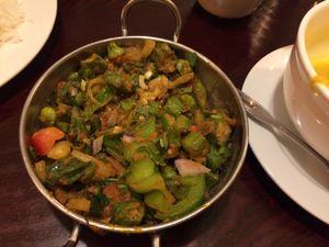okra  at The Everest Kitchen in Lake Forest Park