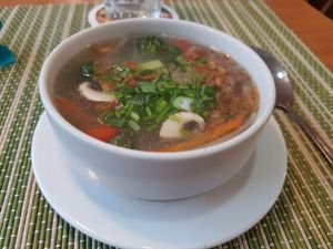 Glasnudelsuppe at White Lotus in Darmstadt