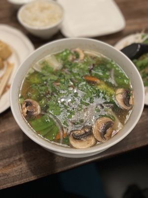 Vegan Veggie Pho  at Rakuu in Spring