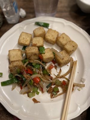 Fried tofu   at Rakuu in Spring