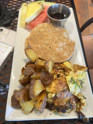 Breakfast Sampler  at Shayna B's By The Sea in Westbrook