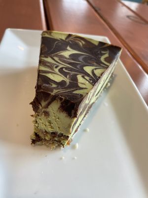 Mint Chocolate Cheesecake 🤤  at Shayna B's By The Sea in Westbrook