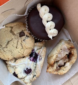 Assorted Desserts (including a Hostess cupcake)  at Shayna B's By The Sea in Westbrook