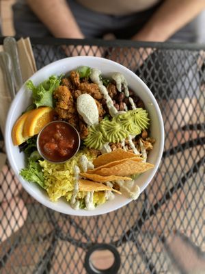 Mexican bowl!😄 at Shayna B's By The Sea in Westbrook