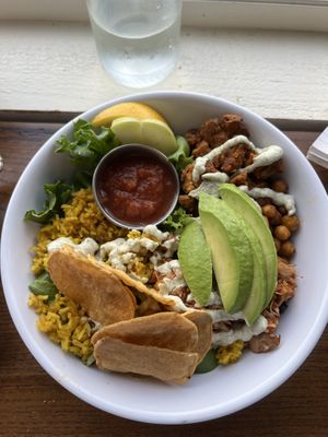 mexican bowl  at Shayna B's By The Sea in Westbrook
