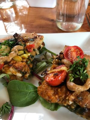 Kale Pesto Pizza at Shayna B's By The Sea in Westbrook