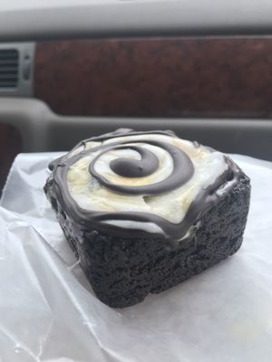 Coconut caramel brownie at Shayna B's By The Sea in Westbrook